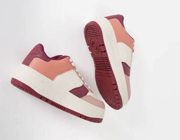 Bershka Contrast Plattform Sneakers Damen Mehrfarbig | XXPCPxJQfm2