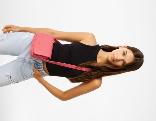 Bershka Crossbody Tasche Damen Fuchsie | vO0KCTzeSbJ