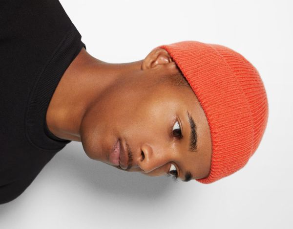 Bershka Kurzes Beanie Kappen Herren Orange | cYHSqy4WRZl