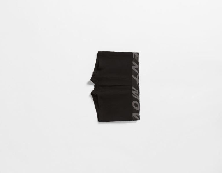 Bershka 3-pack Of Briefs With Lettering Unterwäsche Herren Schwarz | hvfYnkmrOUu