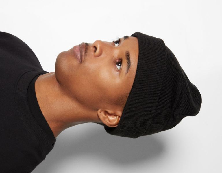 Bershka Basic Beanie Kappen Herren Schwarz | UxZJA9uExNl