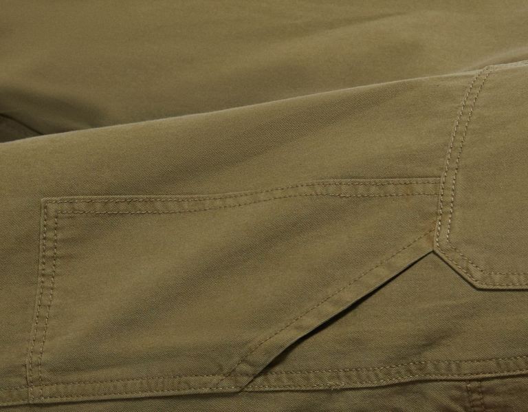 Bershka Baumwoll Cargo Carpenter Hose Damen Khaki | E1PDDaoKKjJ