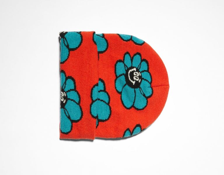 Bershka Beanie With Funny Print Kappen Herren Orange | Vf6FUxL5ZIX