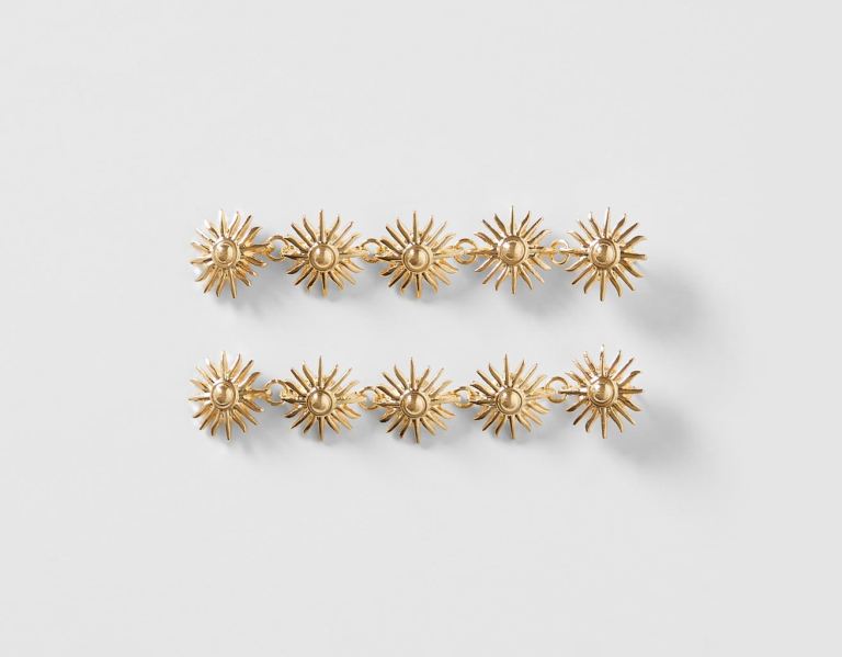 Bershka Cascade Earrings Schmuck Damen Gold | ynV82KY35Qo