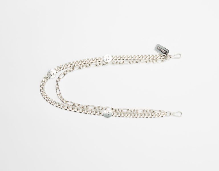 Bershka Chain Key Ring Gürtel Herren Silber | a7Xw32xk4Mf