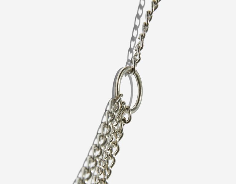 Bershka Chain With Rings Gürtel Damen Silber | ysstjTLhcJX