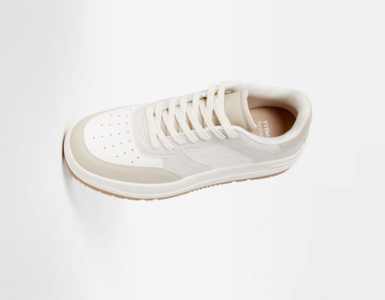 Bershka Contrast Plattform Sneakers Damen Mehrfarbig | D545HleqX0Q