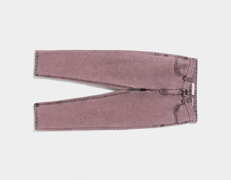 Bershka Faded Canvas Hose Herren Rosa | Xab0tbqa3fn