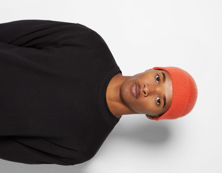 Bershka Kurzes Beanie Kappen Herren Orange | cYHSqy4WRZl