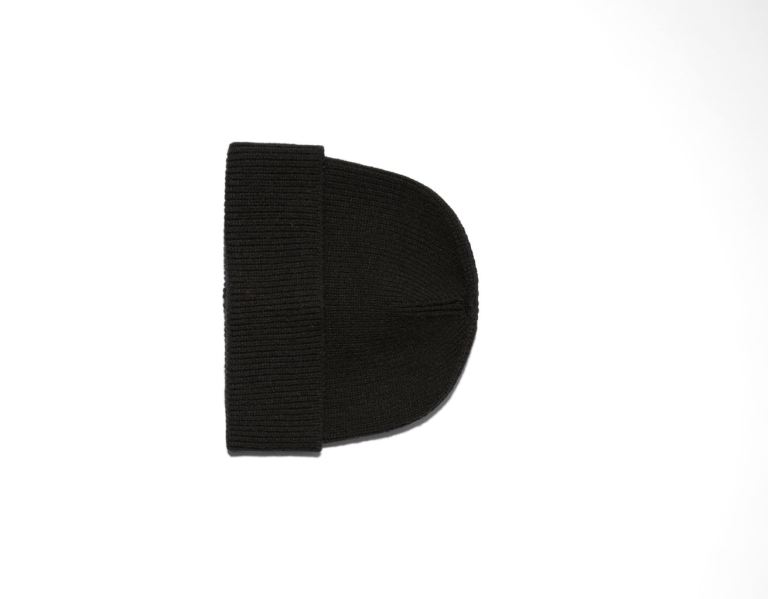 Bershka Kurzes Beanie Kappen Herren Schwarz | sl3tsEWdWqr