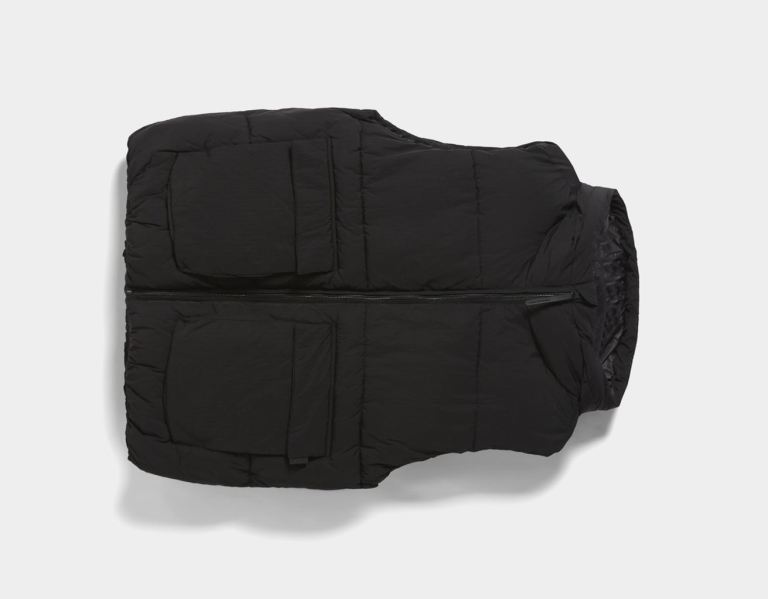 Bershka Mit Kapuze Puffer Vest Daunenjacken Herren Schwarz | A81cCHrKbUI