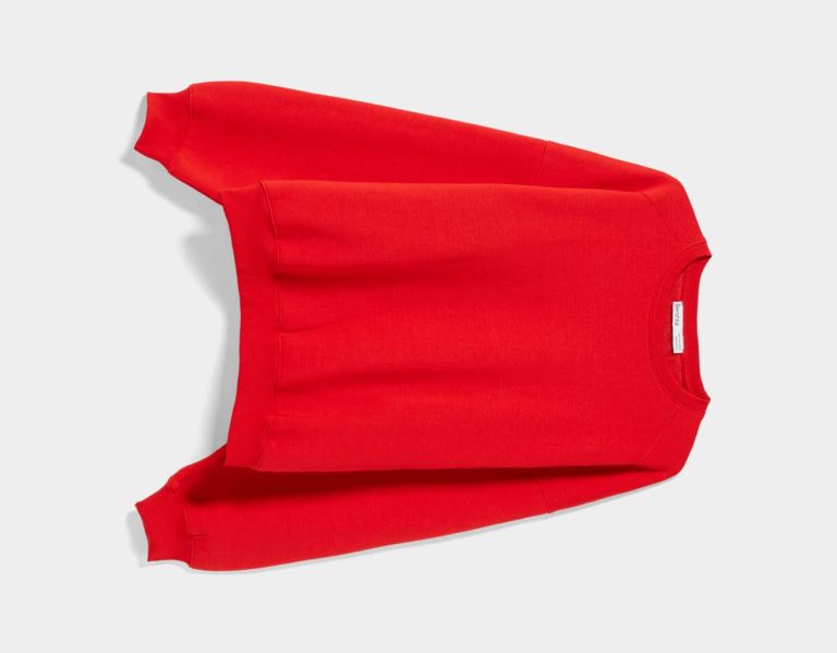 Bershka Oversize Crew Neck Sweatshirts Damen Rot | SvoEgVc9Ncr