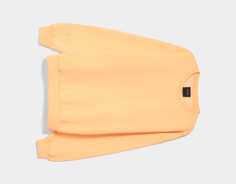 Bershka Oversize Crew Neck Sweatshirts Herren Orange | 7DHuazFoQ4y