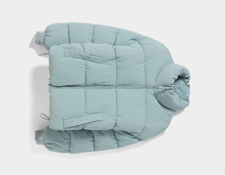 Bershka Oversize Puffer Jacke Herren Blau | cYiflPbFCla