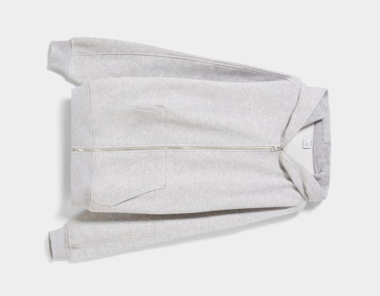 Bershka Oversize Zippered Hoodie Damen Grau | MRHHMqH9ZBj