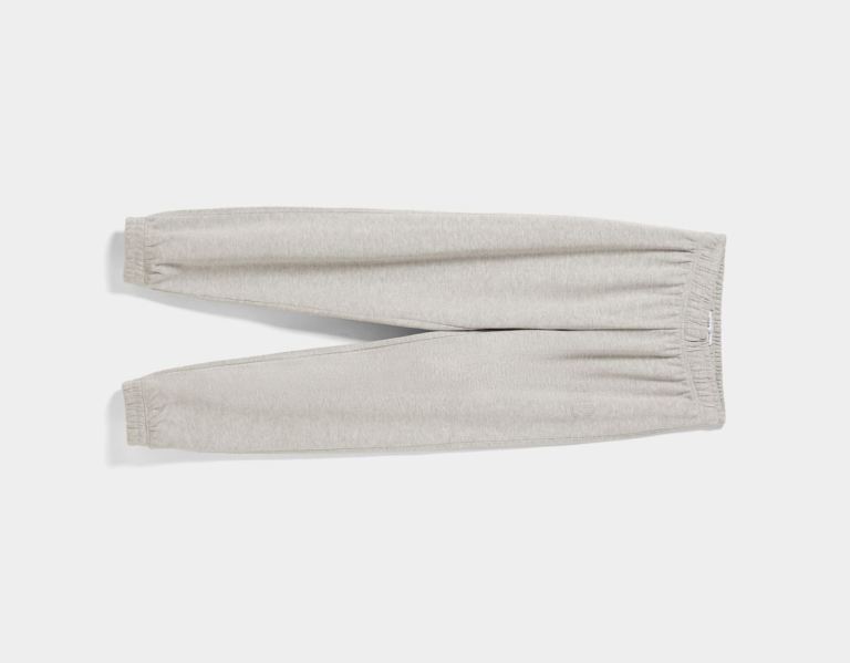 Bershka Plush Sweat Hose Damen Grau | 8dL76nCbOki