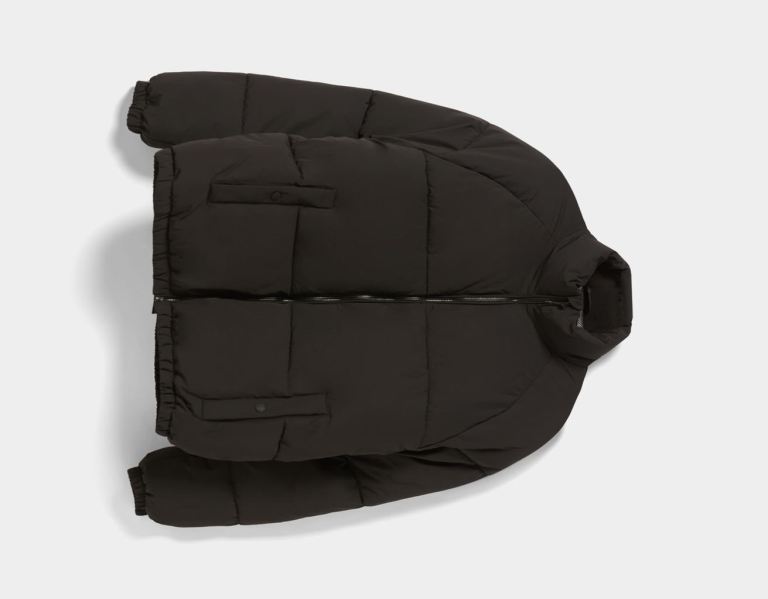 Bershka Puffer Daunenjacken Herren Schwarz | impij6mPT74