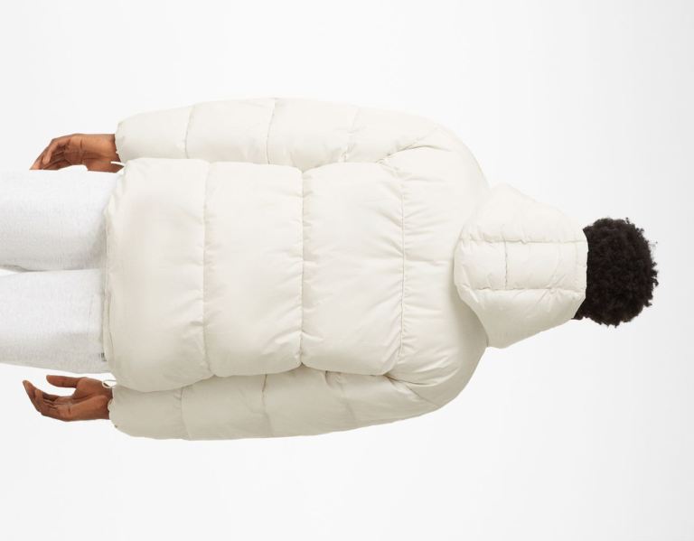 Bershka Puffer With Hood Daunenjacken Herren Weiß | 4O0gfilnQYZ