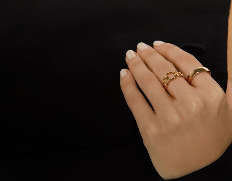 Bershka Set Of 8 Zebra Rings Schmuck Damen Gold | QDaoB1pPguf