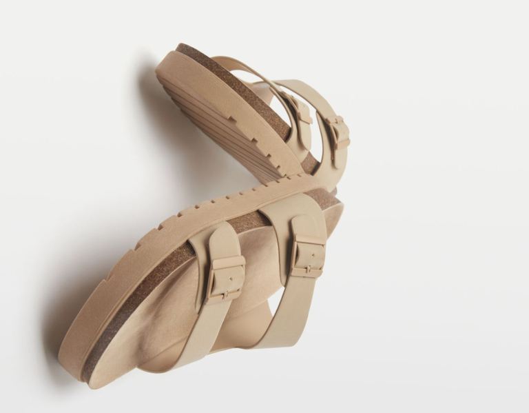 Bershka With Straps And Buckles Sandalen Herren Braun | tAkTtxvrUSB