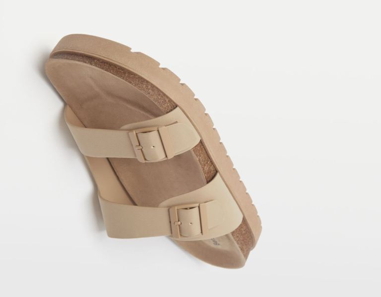 Bershka With Straps And Buckles Sandalen Herren Braun | tAkTtxvrUSB